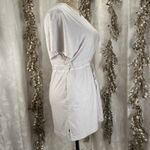 Athleta  Crosscurrent Cover Up Dress M Gray Lounge Travel Drawstring Waist‎ Tunic Photo 1