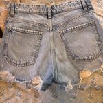 ZARA  Ripped High-Rise Shorts Photo 2