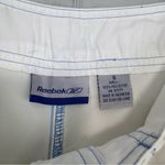 Reebok NWT Women’s White Swim Board Shorts Colorful Side Stripes Pocket 80s 90s Photo 5