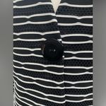 JM Collection  Size Large Black/ White Women's One Button Blazer Jacket Lined Photo 3