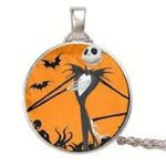Disney Jack Skellington Necklace Nightmare Before Christmas Pendant Halloween Photo 1