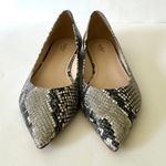 Botkier Annika Grey/Silver Snake Embossed Flats Size 9 *NWOB* Photo 2
