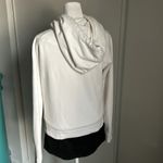  Women’s Rose Gold Nike Swoosh Front Logo Funnel Neck Pullover Hoodie Photo 3