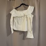 Source Unknown Zhang White Off-Shoulder Women's Top Photo 2