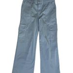 Hudson Jeans Hudson Women’s Cargo Pants Size 28 Light Grey Blue Wide Leg Stretch Cotton Photo 7