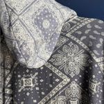 American Eagle  Outfitters Blue Paisley Hoodie Photo 6