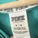 Victoria's Secret PINK  Hoodie Womens Medium Teal Oversized Tunic Logo Casual Photo 2