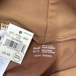 Aerie  Bikini Bottom Womens XS‎ Brown Orange High Cut Cheeky High Waisted Photo 4