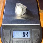 Natural Rainbow Moonstone Sterling Silver Ring Size 6 Photo 8