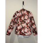 Lands' End  Quilted Packable Pink Floral Print Primaloft Jacket Size XS 2-4 NWOT! Photo 2