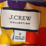 J.Crew Collection Classic-fit Popover Ratti Curly Floral Blouse Shirt Size 2 Photo 3