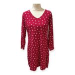 Charter Club  Intimates Red Snowman Nightgown Long Sleeve Women’s L Photo 1