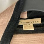 Forever 21 Black and brown stripe cardigan top size small Photo 2