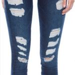 frame denim Jeans Womens 25 Distressed Sunset Grove Blue Ripped Le Skinny Cotton Photo 0