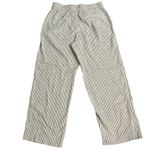 Marine layer Size S Elle Relaxed Crop Pants Ankle Cream Shadow Stripe Pockets Photo 3