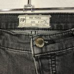 Free People Black Washed Fishnet Distressed Skinny Jeans 27 Photo 45