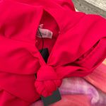 Red Swim Top. Has Side Tie and Soft Cups. Adjustable Straps. Size 16W NWOT Photo 1