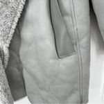 Calvin Klein Faux Shearling Coat Outerwear Gray Size Large NWT Photo 5