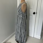 Torrid  Maxi Halter Tiered Dress Black White Gingham Photo 5