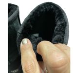 UGG  Australia Classic Short Black Suede Leather Winter‎ Boots Women's 6 Photo 4