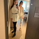 Amazon Cream Sweater Dress Photo 3