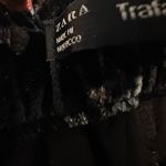 ZARA  Pants  Floral Velvet Boho Wide leg  Size  Small Photo 5