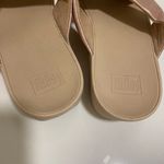 FitFlop  Lulu Cross Slide Sandals Rose‎ Gold Size 10 Photo 3