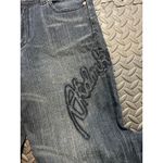 Akademiks Vintage Akdmks‎ Jeans Women's 31 Embroidered Pocket Denim Bootcut Flare Y2K Photo 5