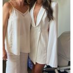 Katie May  Boss Lady Cape Blazer Mini Dress Ivory White Small‎ Photo 12