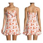 Black Halo Zalda Ruffled Floral Mini Dress Photo 8