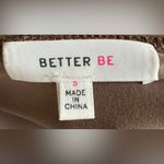 Better Be | Brown Tan Cinched Tie Sleeveless Crop Top | Small Photo 2