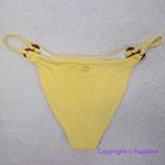 NEW Rhythm Free People‎ Ring Itsy Bikini Bottom in yellow, size L Yellow Size L Photo 4
