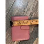 Nordstrom  Women's Pink Leather Long Breast Vest Pocket Wallet Photo 1