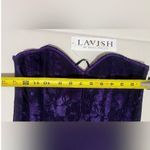 Daisy  Purple and Black Lace Front Zipper corsets  Photo 5