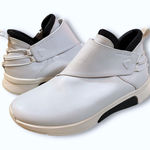 Mark Nason Alta Women's Leather White Slip On Fashion Sneakers Size 8.5 Photo 0