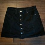 American Eagle Black Denim Skirt  Photo 0