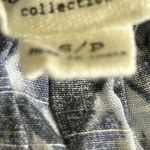 BeachLunchLounge  Delilah High Neck Long Sleeve Smocked Peasant Top Blue Glow Photo 5