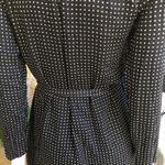 Gap  Long Sleeve Wrap Dress Modest Polka Dot Black White Women's Small Photo 4