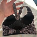 Athleta  Grey Camo Advance Racerback Sports Bra 34DD Photo 3