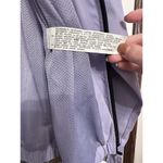 ZARA  Outerwear Lightweight Jacket Size Medium Full Zip Purple Spring Windbreaker Photo 6