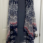 Women’s unbranded‎ sheer patterned overlay cardigan — one size Blue Size undefined Photo 0