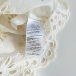 Madewell Floral Eyelet Embroidered Shirred Puff Sleeves Ivory Women’s Size XS Photo 6