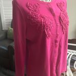 Studio Works Petite Size Large Pink Button Down Top Photo 2