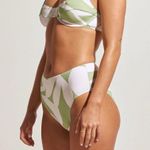 NWT Poolside Paradiso Palm Islander Hi Waist Swim Bottom Size Large 12 Green Photo 2