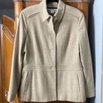 Rena Rowan Rena Rowen virgin wool tan blend blazer size M Photo 0