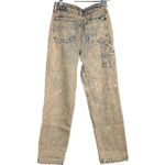BP + Wildfang Utility Denim Pants In Coral‎ Acid Wash 2 NWT Orange Photo 1