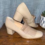 Paul Green Patent Leather Pumps Fringe Light Tan Beige Classic Vtg Inspired Sz 6 Photo 0