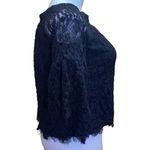 Sophie Rue  Black Lace Off The Shoulder Top Size XL Photo 4