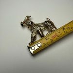 Vintage Gerry’s Puppy Dog Terrier Signed Gold Tone Red Rhinestone Photo 8