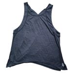 Free People  Movement Womens Tank Top Size Small Gray Criss Cross Loose Fit EUC Photo 0